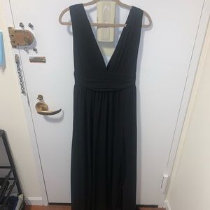 Lulu’s Heavenly Hues Black Maxi Dress